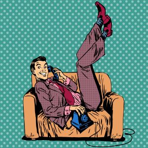 Das Bild zeigt einen entspannten Mann mit in die Luft gestreckten Beinen auf einer Couch (Photocredit: studiostoks via depositphotos) Das Bild zeigt einen entspannten Mann mit in die Luft gestreckten Beinen auf einer Couch (Photocredit: studiostoks via depositphotos)